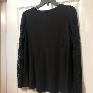 Laced long sleeve baby doll top. Shein brand size large